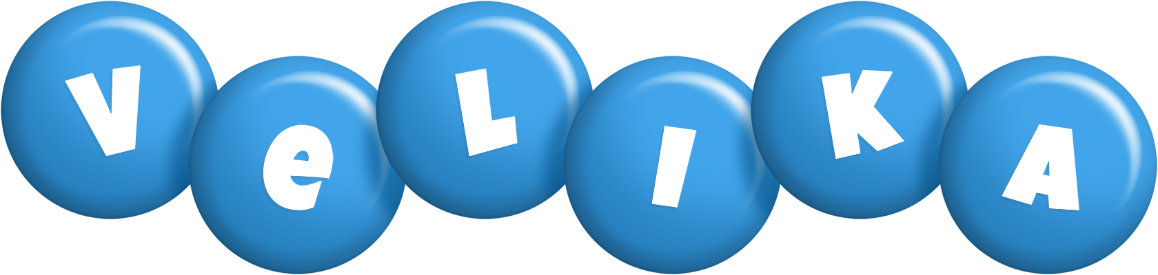 Velika candy-blue logo