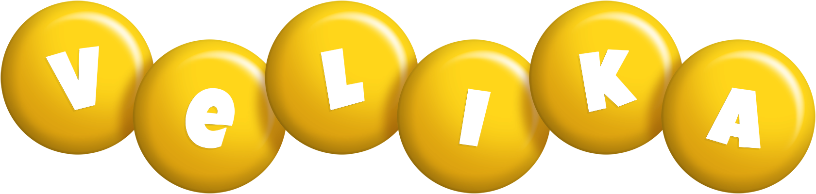 Velika candy-yellow logo
