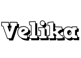 Velika snowing logo