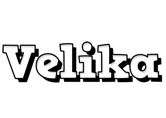 Velika snowing logo