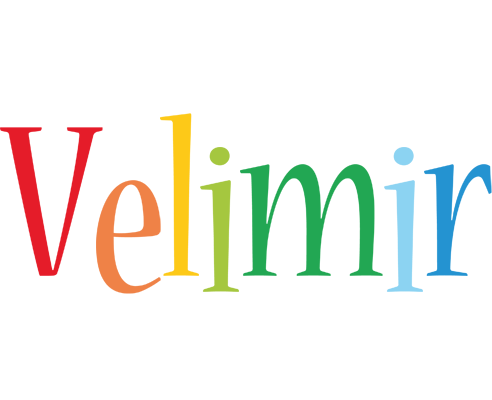 Velimir birthday logo
