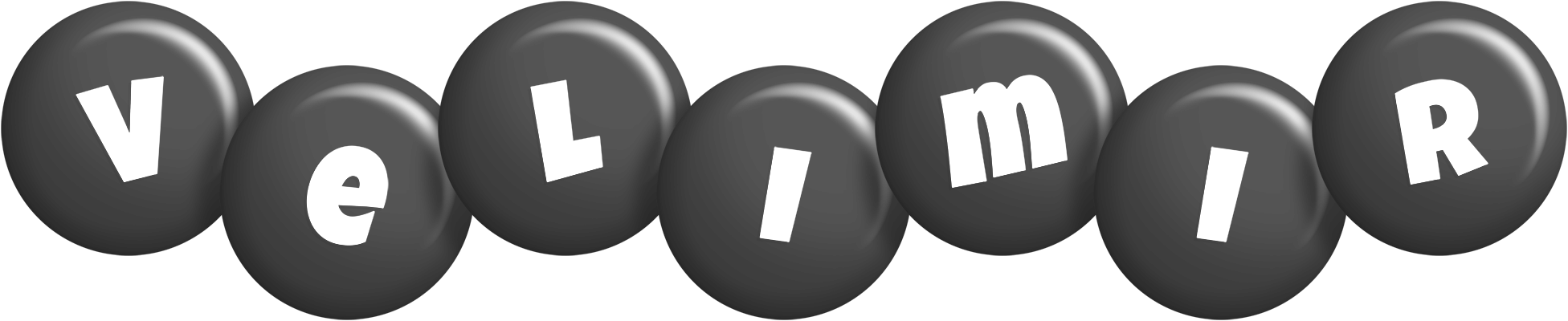 Velimir candy-black logo
