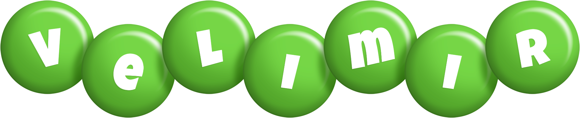 Velimir candy-green logo