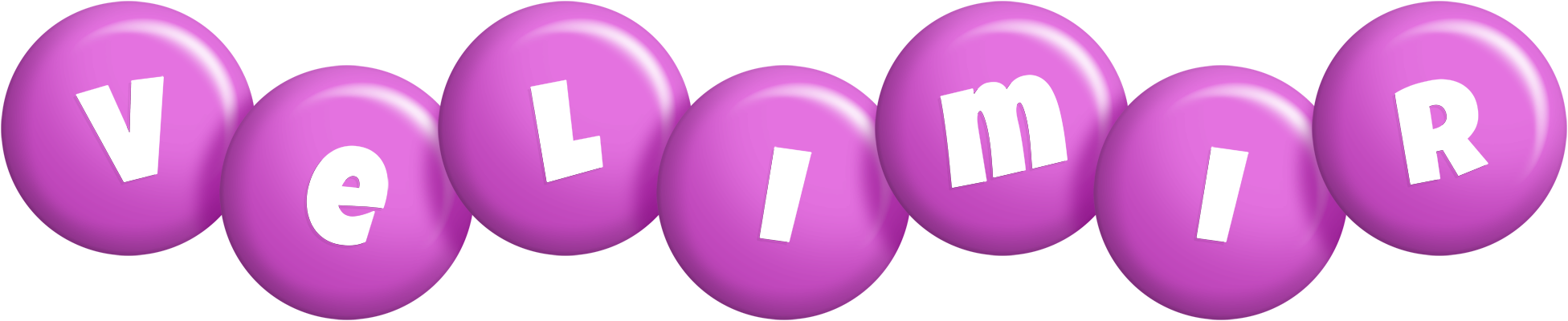 Velimir candy-purple logo