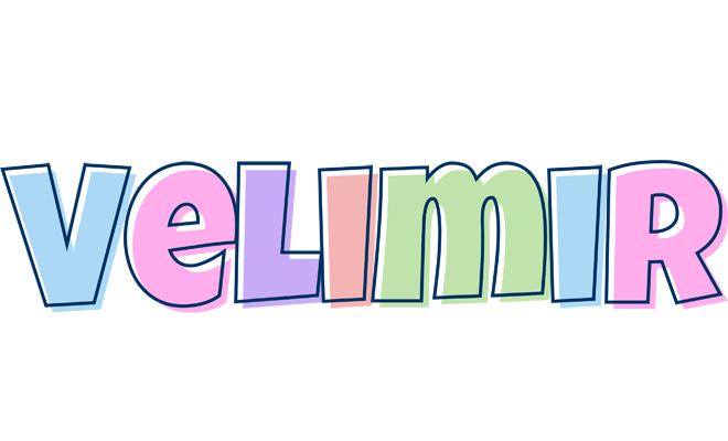 Velimir pastel logo