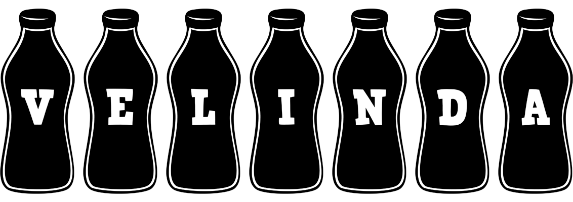 Velinda bottle logo