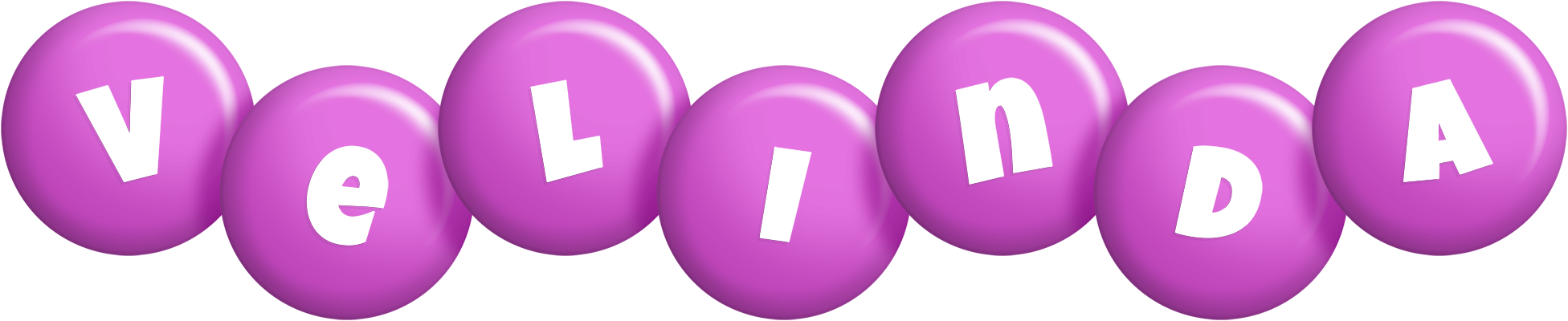 Velinda candy-purple logo