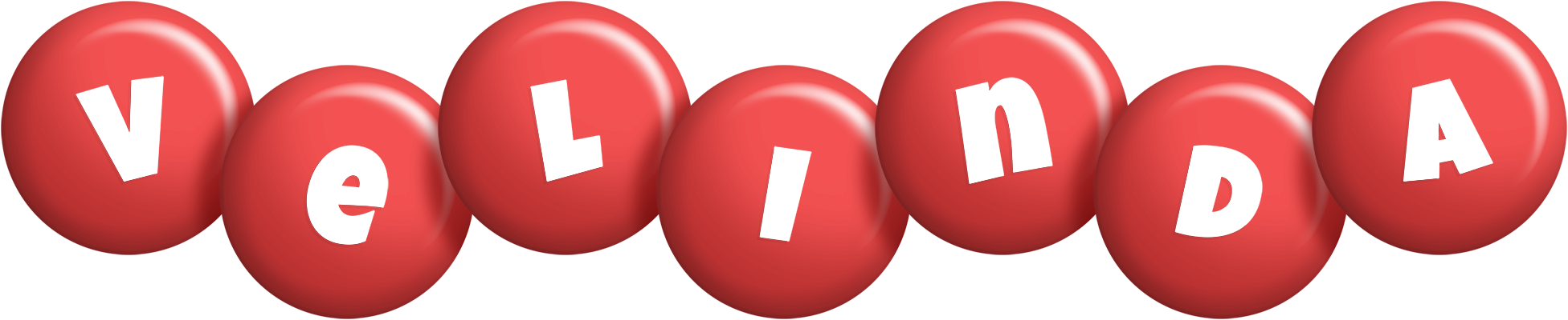 Velinda candy-red logo