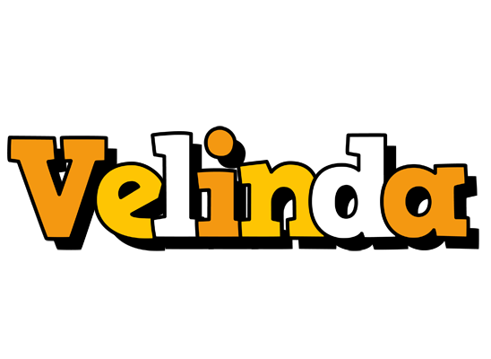 Velinda cartoon logo