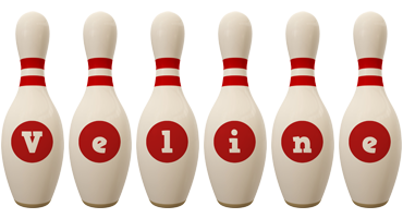 Veline bowling-pin logo