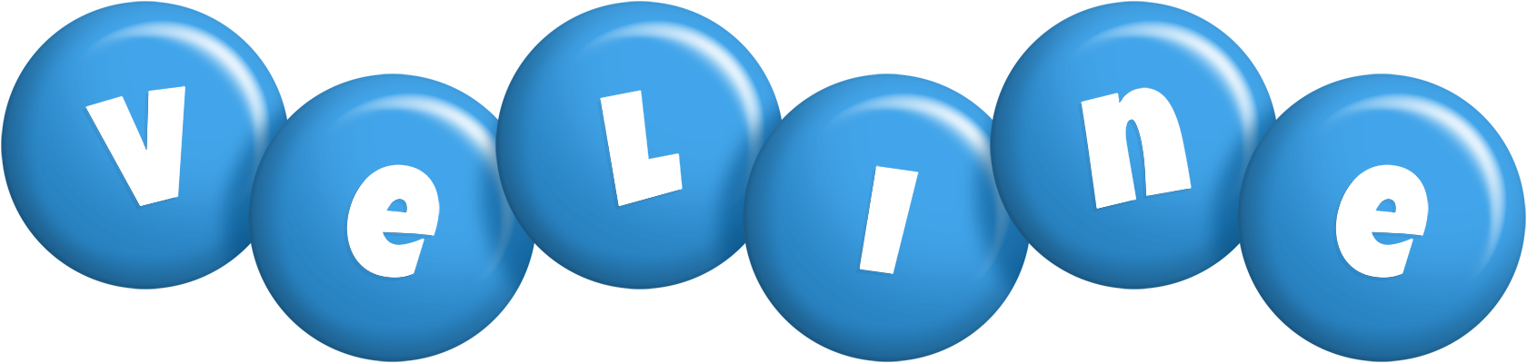 Veline candy-blue logo