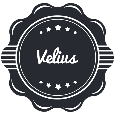 Velius badge logo