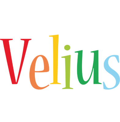Velius birthday logo