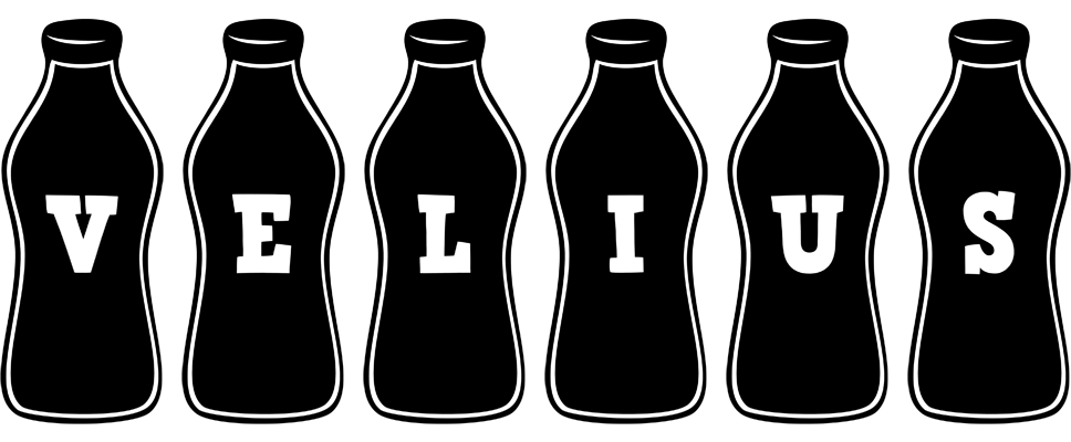 Velius bottle logo