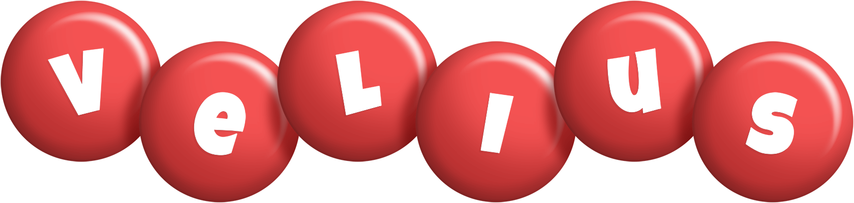 Velius candy-red logo