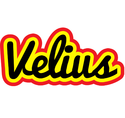 Velius flaming logo