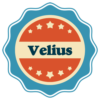 Velius labels logo