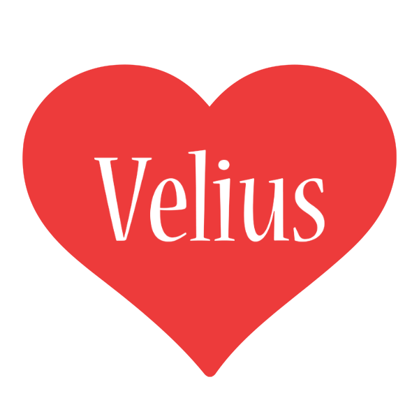 Velius love logo