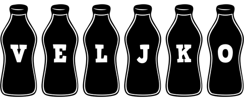 Veljko bottle logo