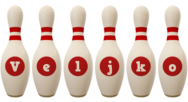 Veljko bowling-pin logo