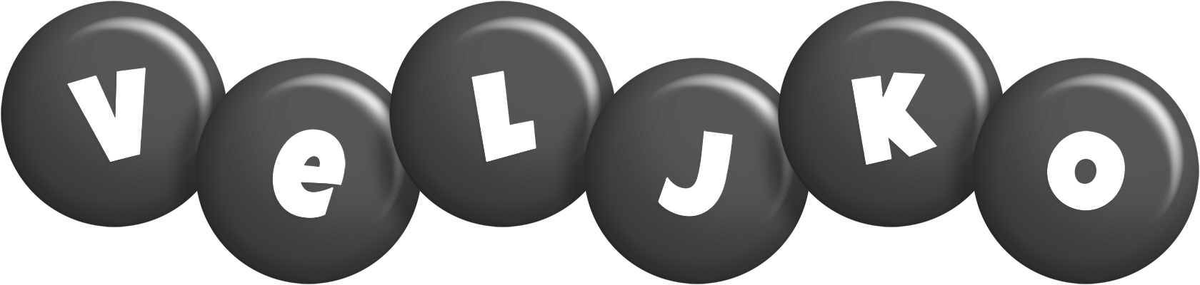 Veljko candy-black logo