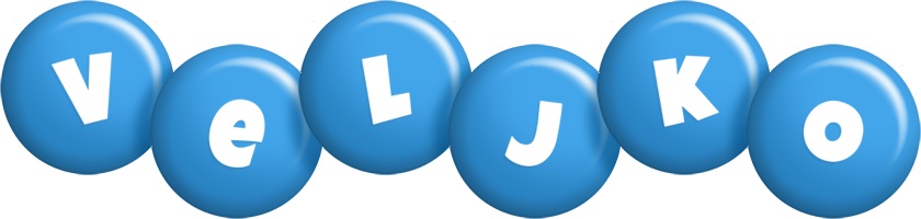 Veljko candy-blue logo