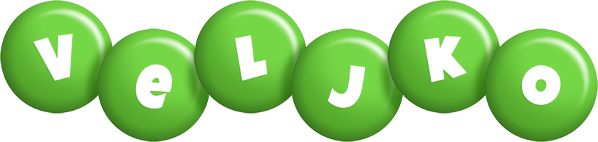 Veljko candy-green logo