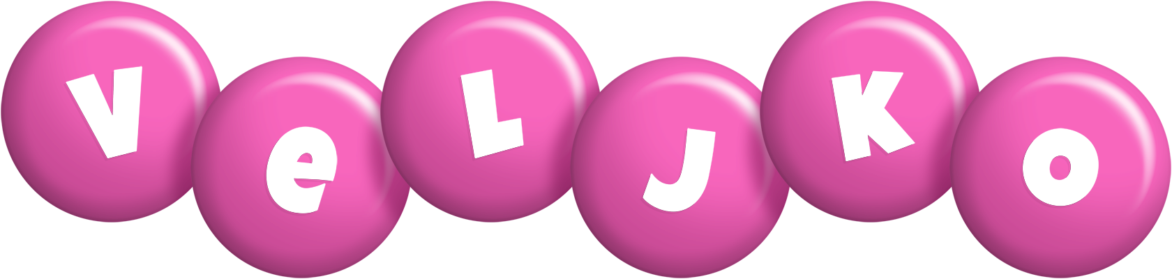 Veljko candy-pink logo