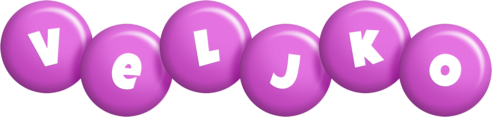 Veljko candy-purple logo
