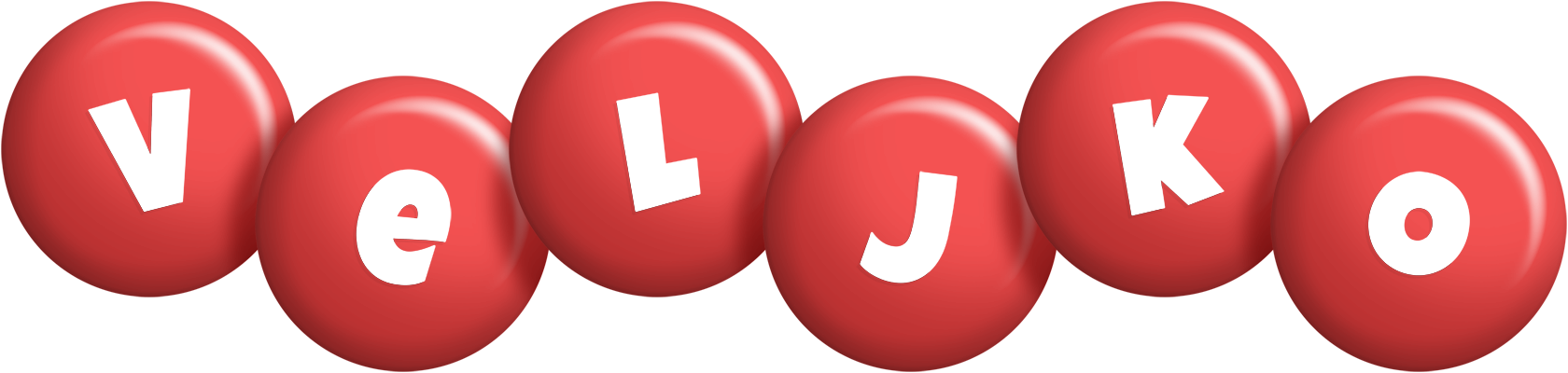 Veljko candy-red logo