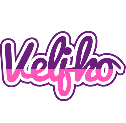 Veljko cheerful logo