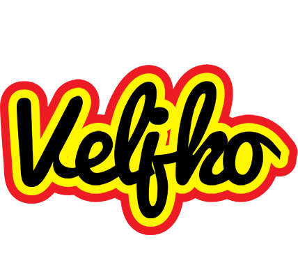 Veljko flaming logo
