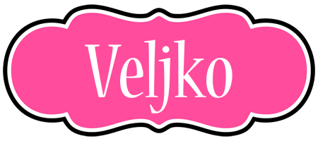 Veljko invitation logo