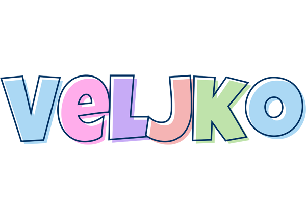 Veljko pastel logo