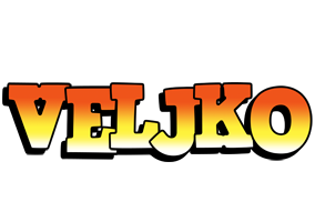 Veljko sunset logo