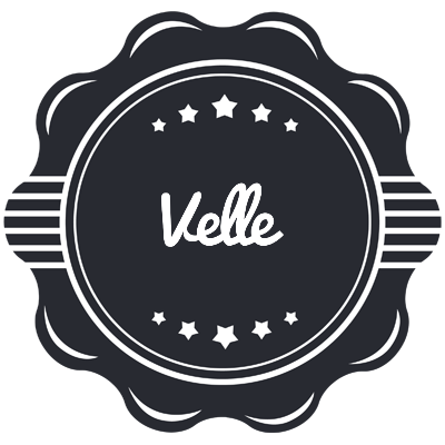 Velle badge logo