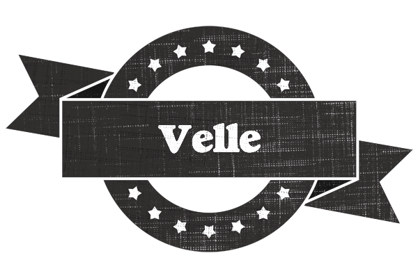 Velle grunge logo