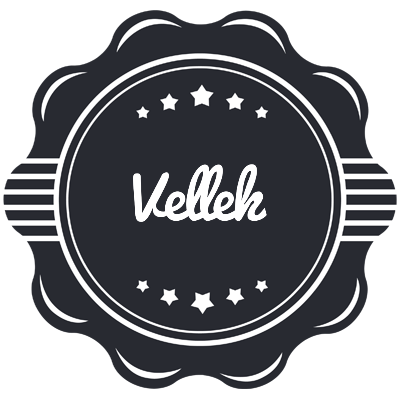 Vellek badge logo