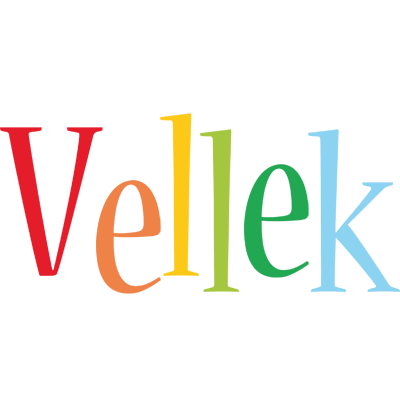 Vellek birthday logo