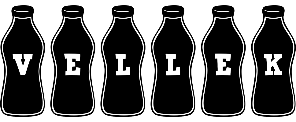 Vellek bottle logo