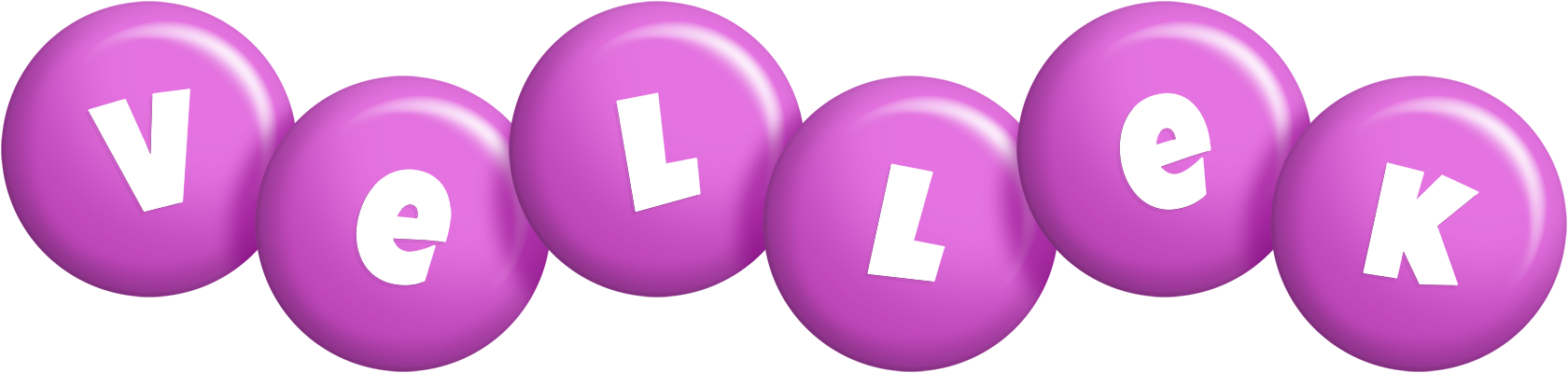Vellek candy-purple logo