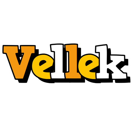 Vellek cartoon logo