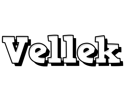 Vellek snowing logo