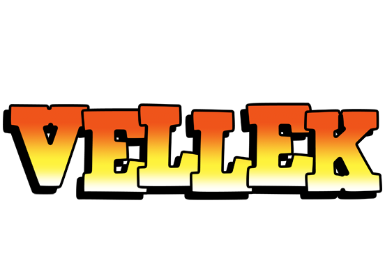 Vellek sunset logo