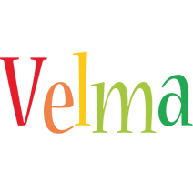 Velma birthday logo