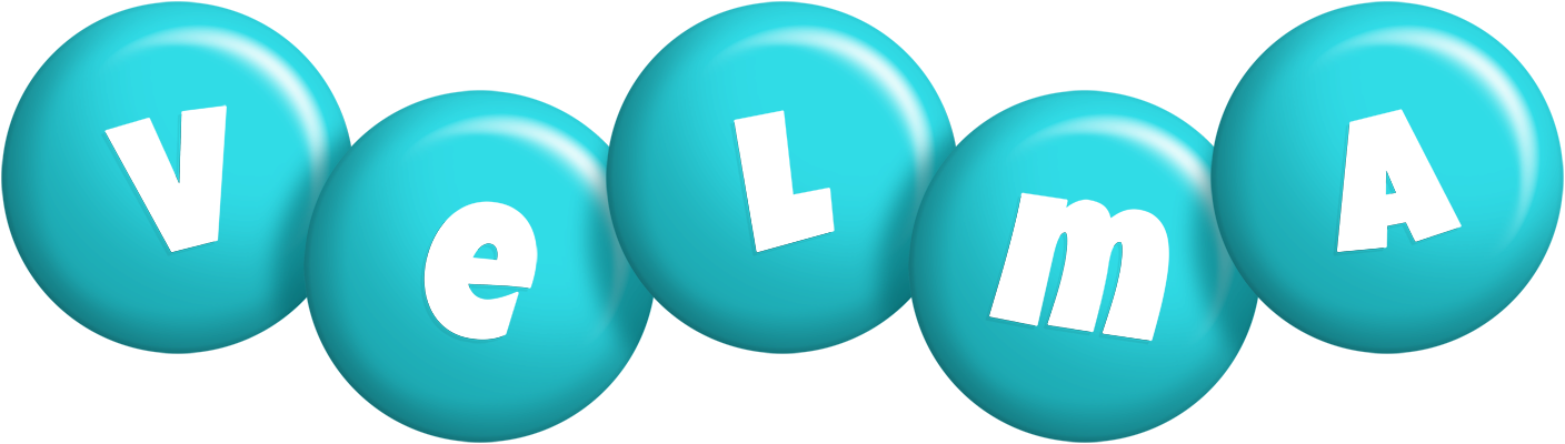 Velma candy-azur logo