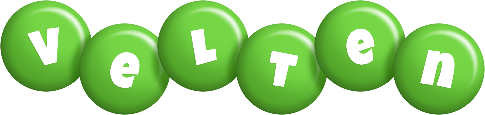 Velten candy-green logo