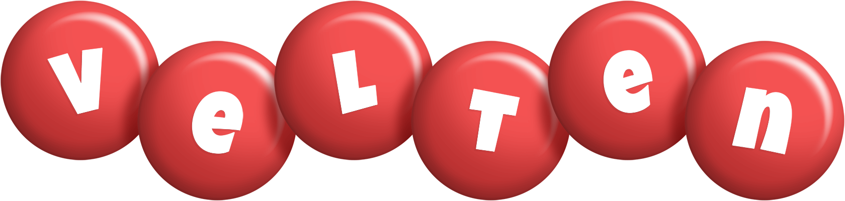 Velten candy-red logo