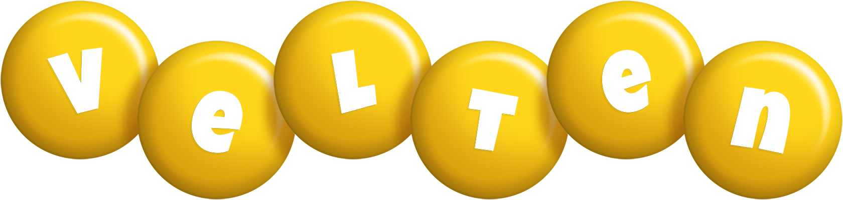 Velten candy-yellow logo