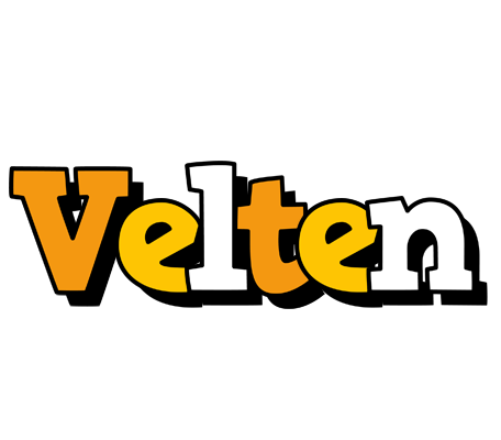 Velten cartoon logo